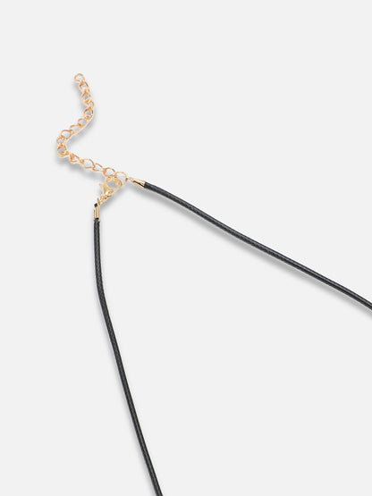 GOLD PLATED PARTY DESIGNER STONE NECKLACE FOR WOMEN