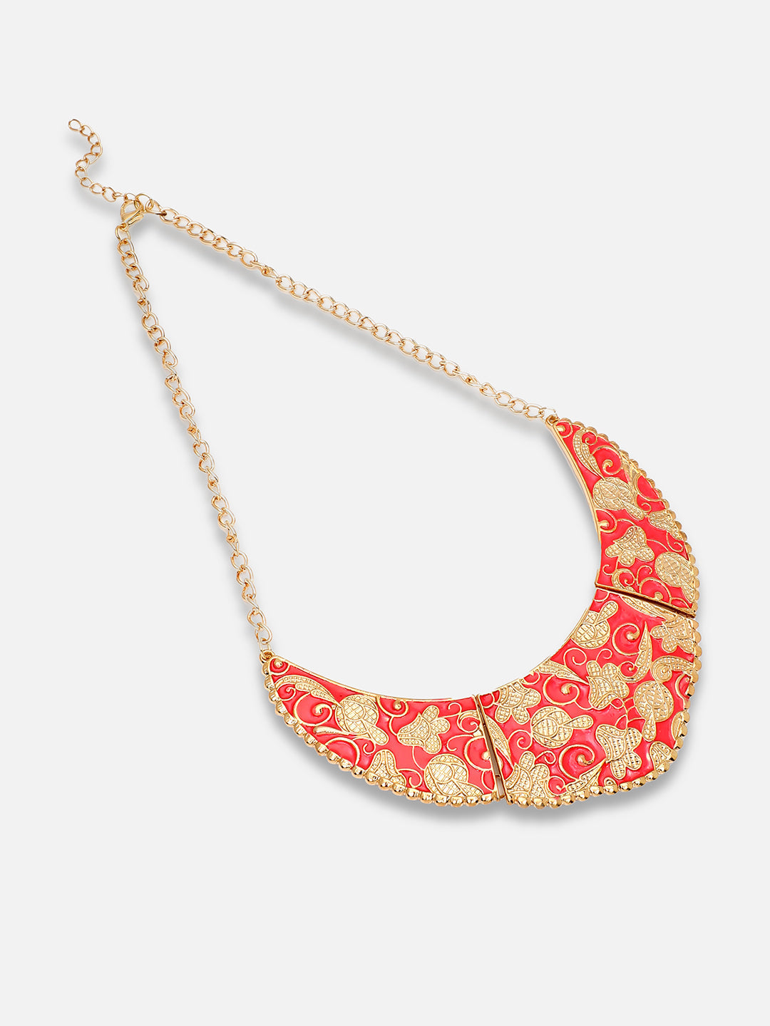 Gold Plated Party Designer Stone Necklace