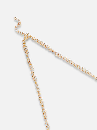 Gold Plated Party Designer Stone Necklace