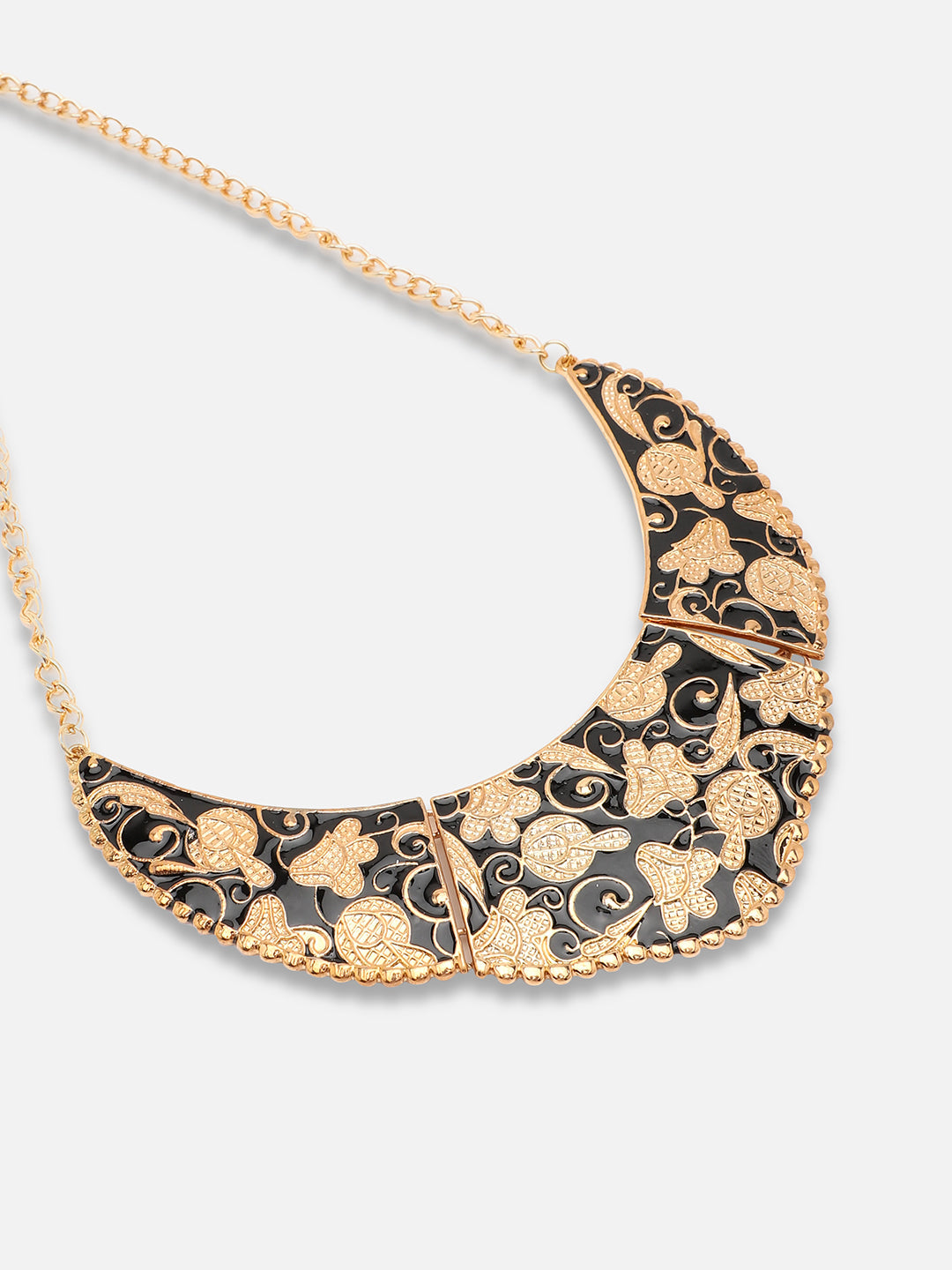 Gold Plated Party Designer Stone Necklace