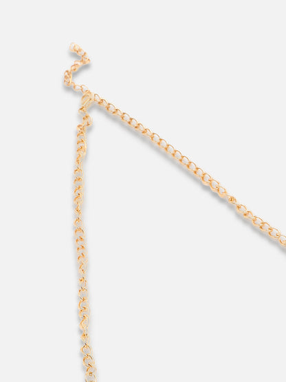 Gold Plated Party Designer Stone Necklace
