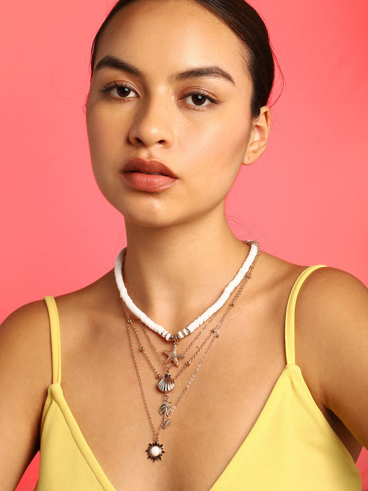 Multi Layered Gold Plated Necklace