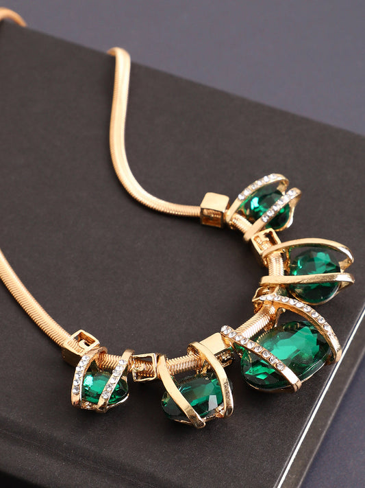 Gold Pine Necklace