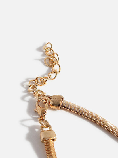 Gold Pine Necklace