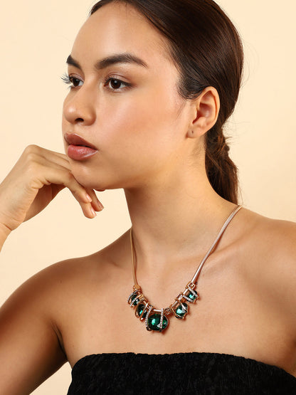 Gold Pine Necklace