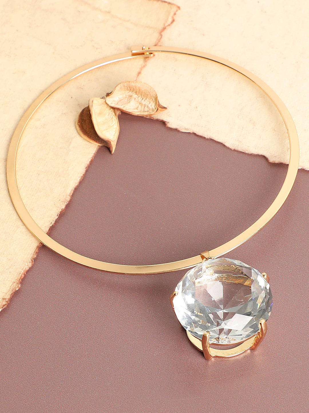 Statement Stone Choker Necklace