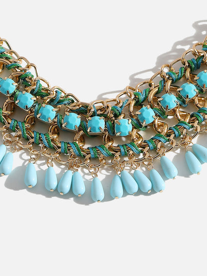 Blue Statement Choker