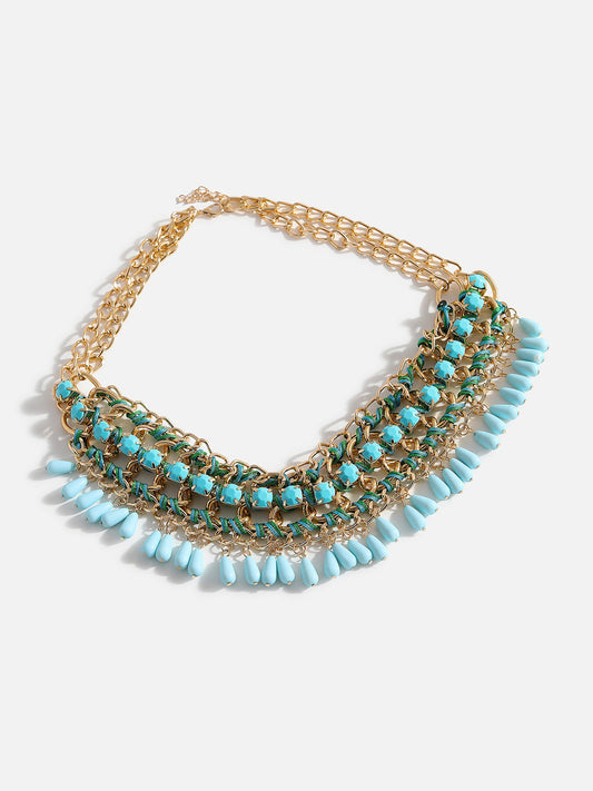 Blue Statement Choker