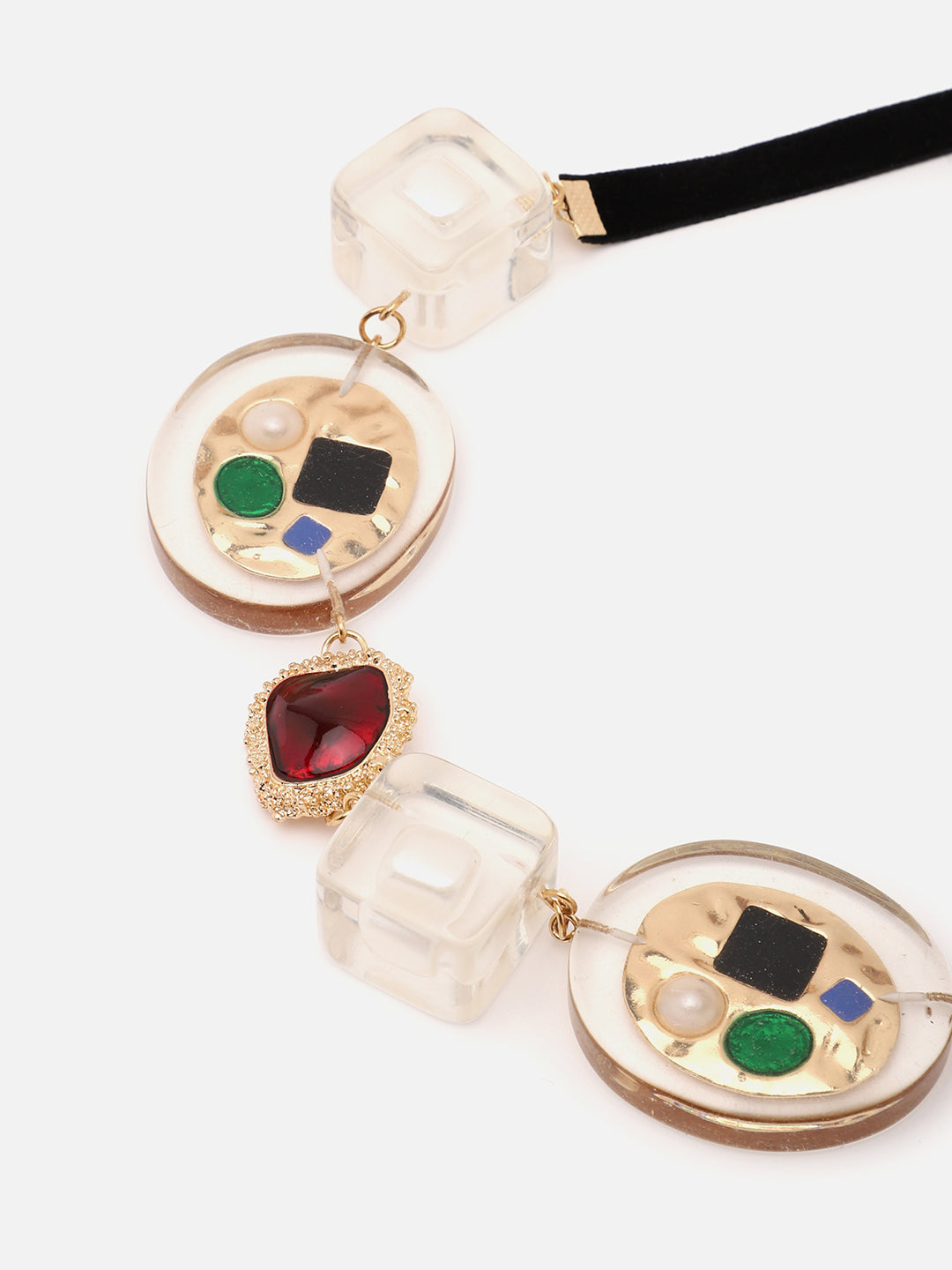 SOHI MULTICOLOUR STATEMENT NECKLACE