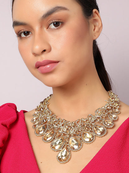 SOHI GOLD STONES NECKLACE