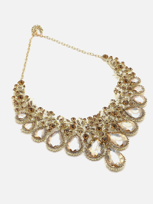 SOHI GOLD STONES NECKLACE