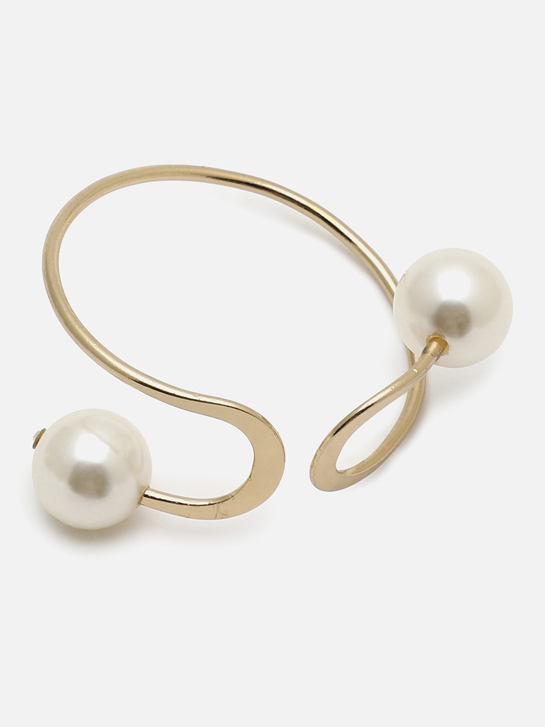 SOHI GOLD FINISH PEARL JEWELLERY SET