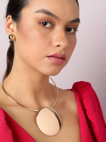 SOHI GOLD PLATED CONTEMPORARY JEWELLERY SET