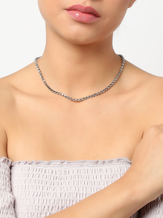 SOHI SILVER FINISH CHAIN
