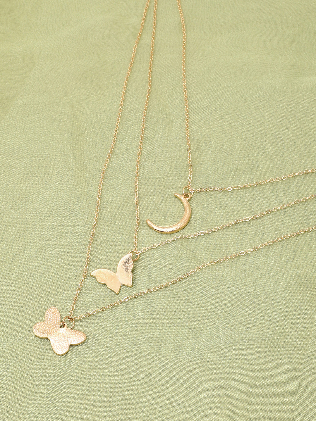 SOHI GOLD LAYERED CHAIN