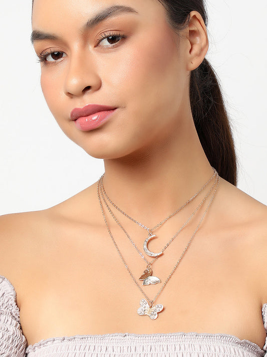SOHI GOLD LAYERED CHAIN