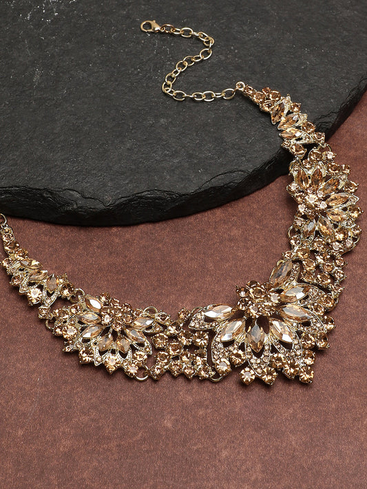 SOHI GOLD STONES NECKLACE