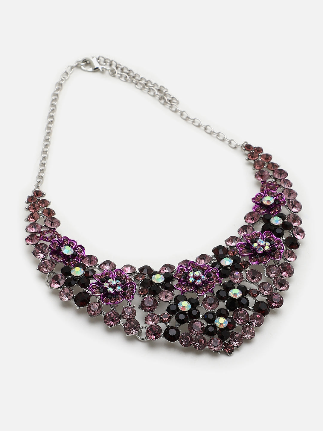 SOHI MULTICOLOUR STONES JEWELLERY SET