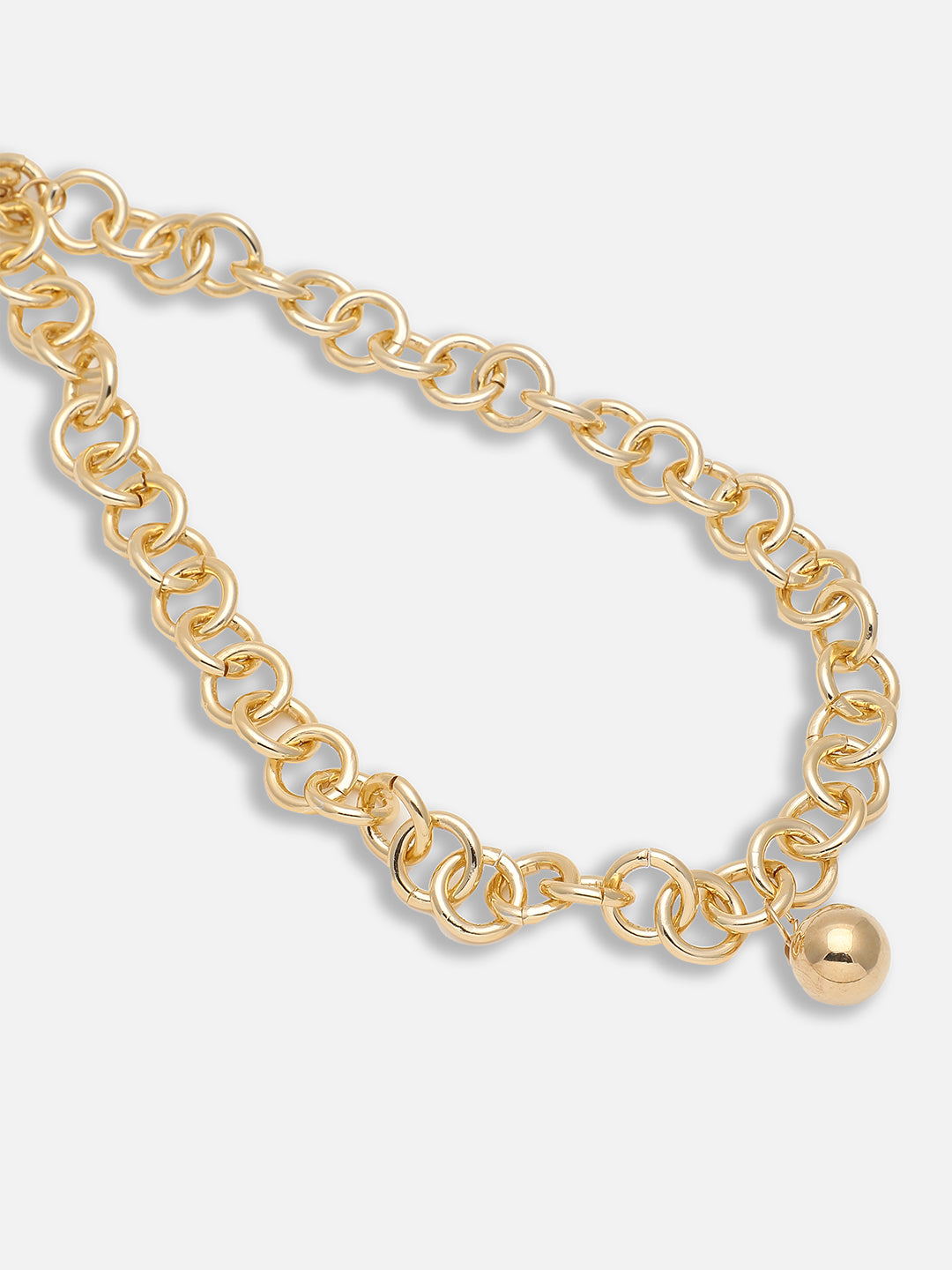 Gold Plated Party Designer Stone Necklace For Women