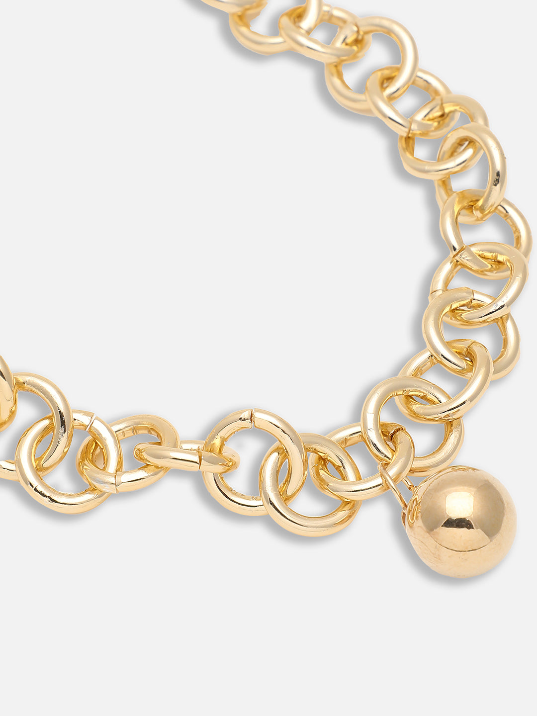 Gold Plated Party Designer Stone Necklace For Women