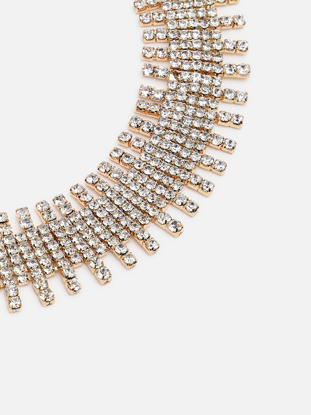 Gold Plated Party Designer Stone Necklace For Women