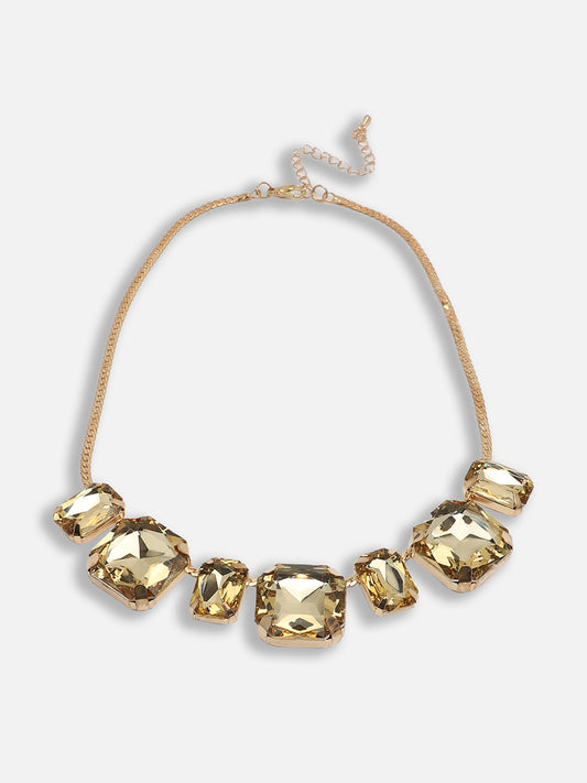 Luminous Rhinestone Necklace