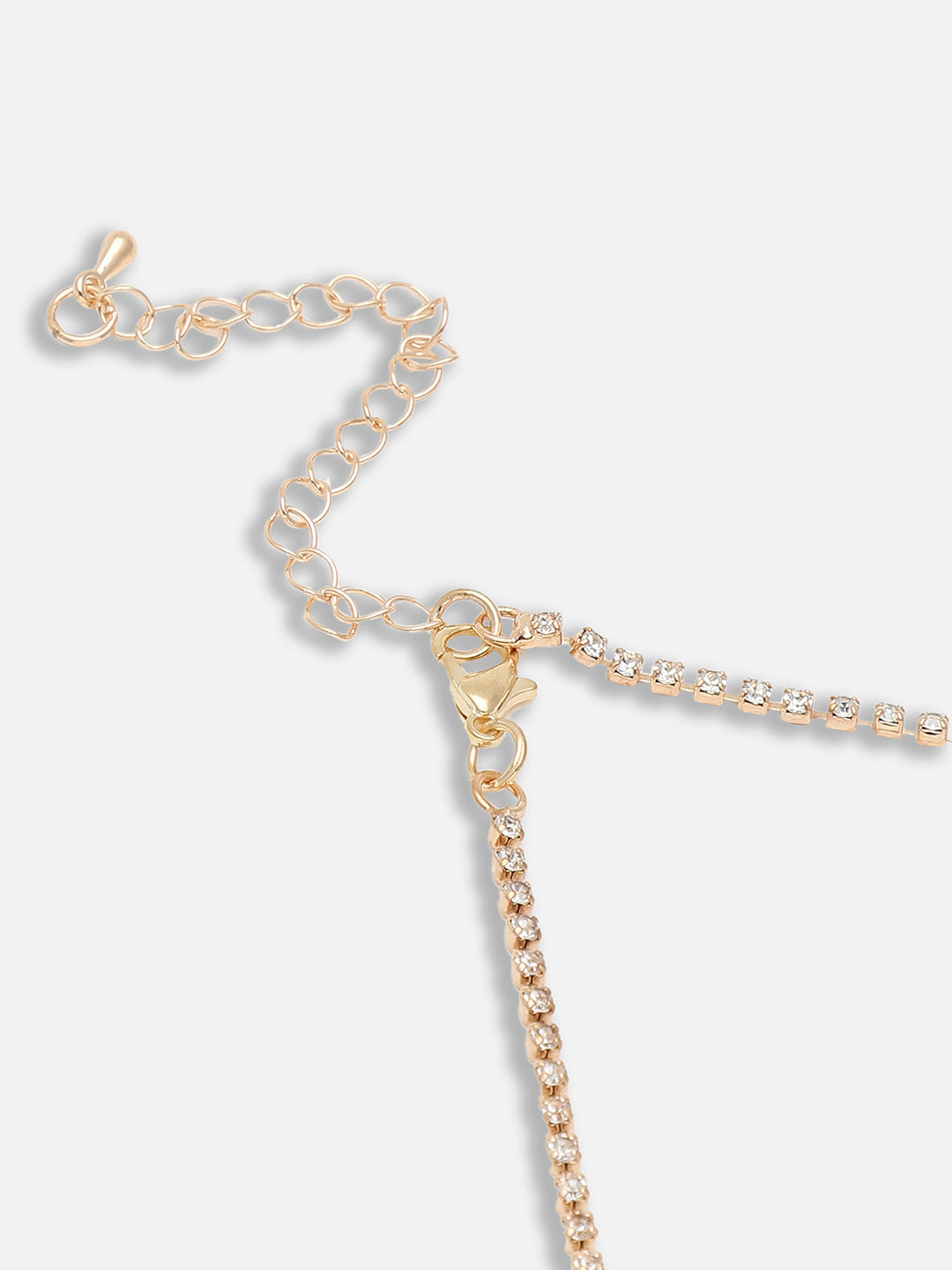 Gold Plated Party Designer Stone Necklace For Women