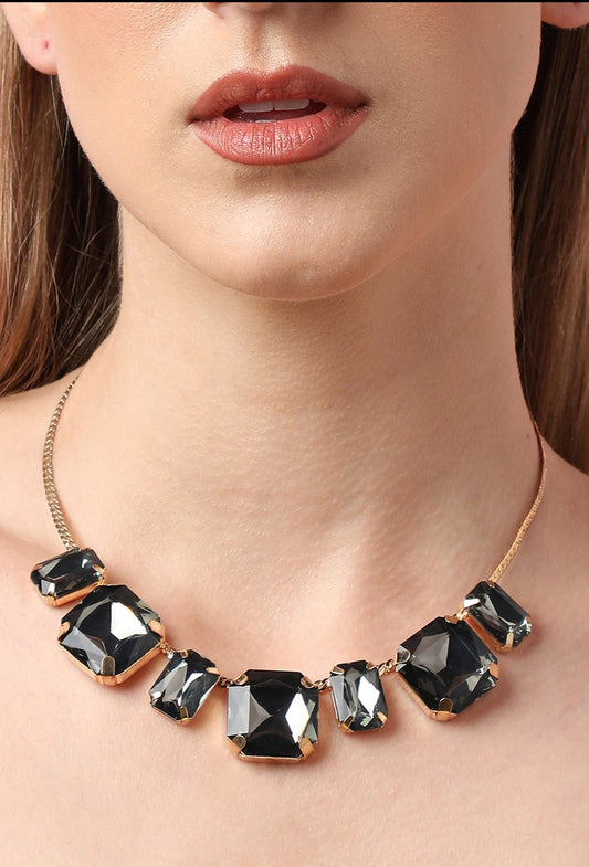 Shadow Gemstone Necklace