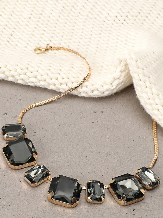 Shadow Gemstone Necklace