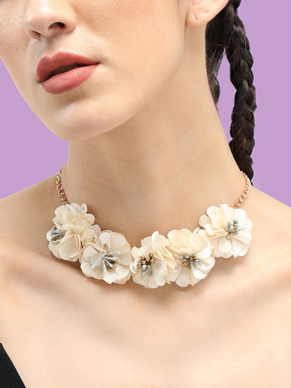 Gold Plated Party Designer Stone Necklace