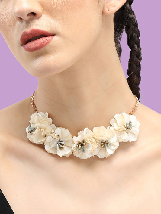 Gold Plated Party Designer Stone Necklace