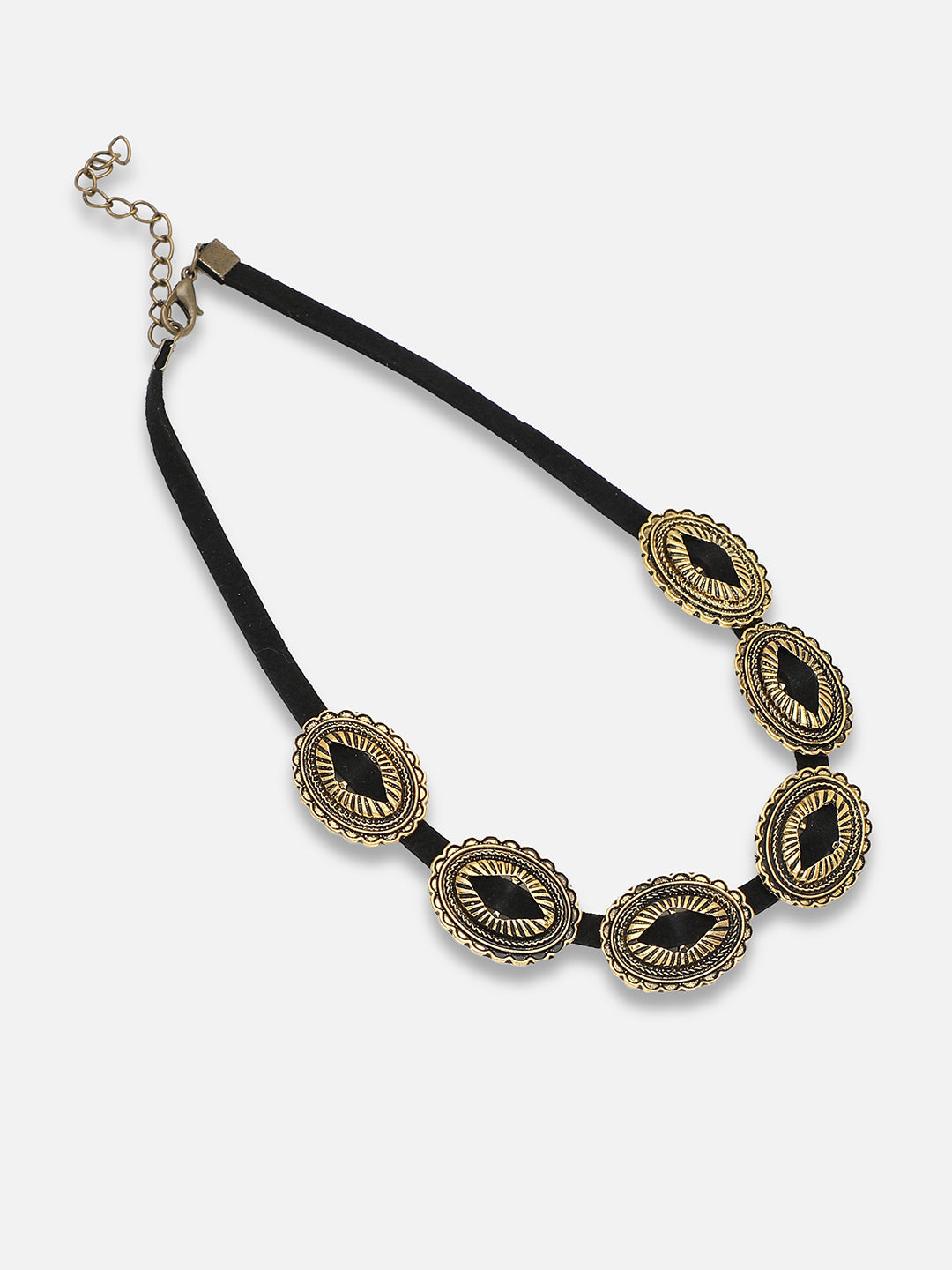 Gold Plated Party Designer Stone Necklace