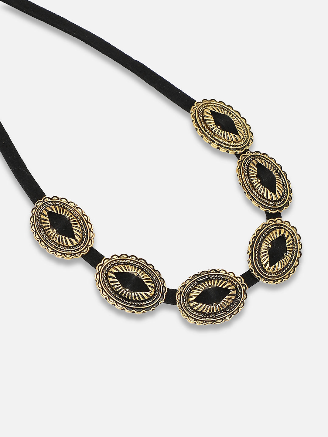 Gold Plated Party Designer Stone Necklace