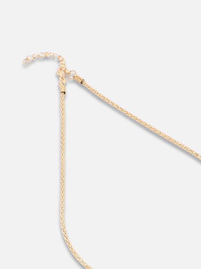 Gold Plated Party Designer Stone Necklace