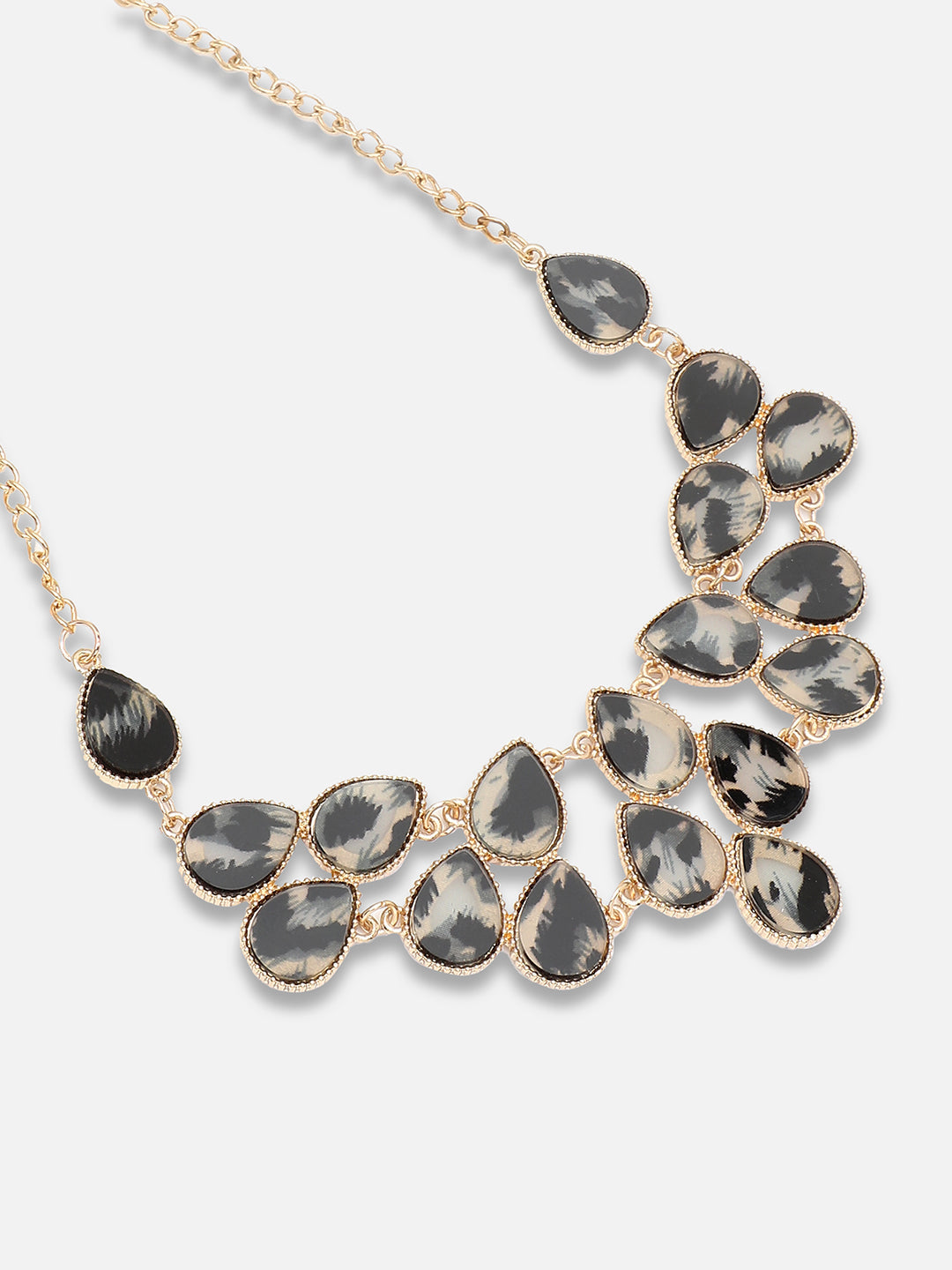 Gold Plated Party Designer Stone Necklace For Women