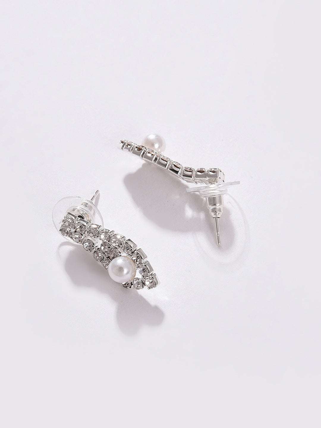 PACK OF 3 SILVER PLATED AMERICAN DIAMOND NECKLACE AND EARRING SET