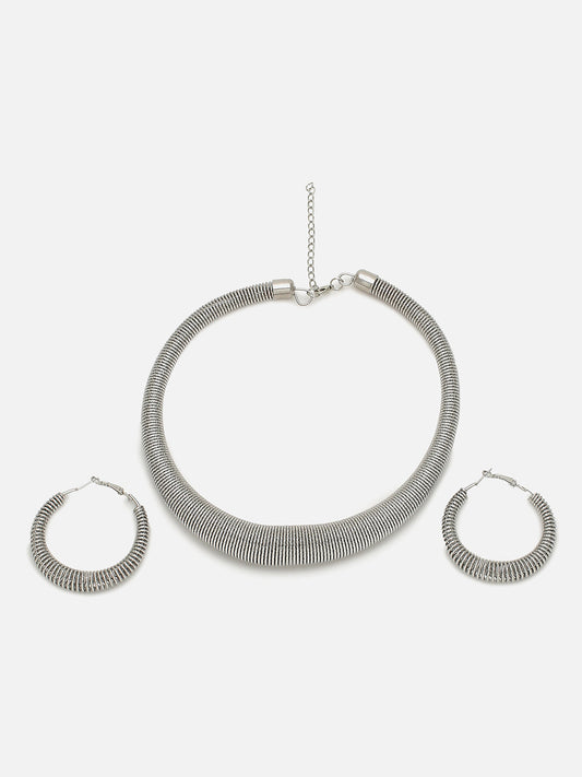 GOLD PLATED CHOKER NECKLACE FOR WOMEN AND GIRLS