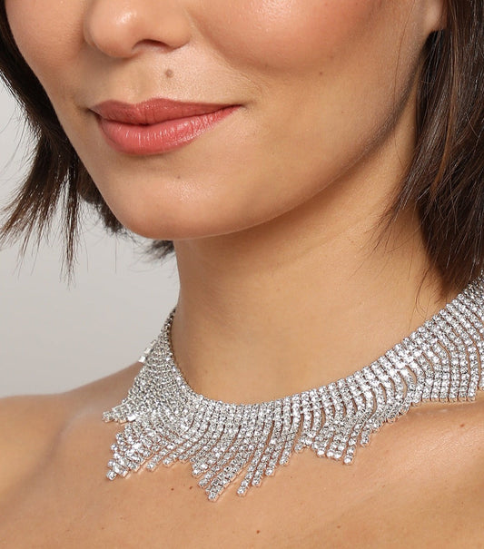 GOLD PLATED CHOKER NECKLACE FOR WOMEN AND GIRLS