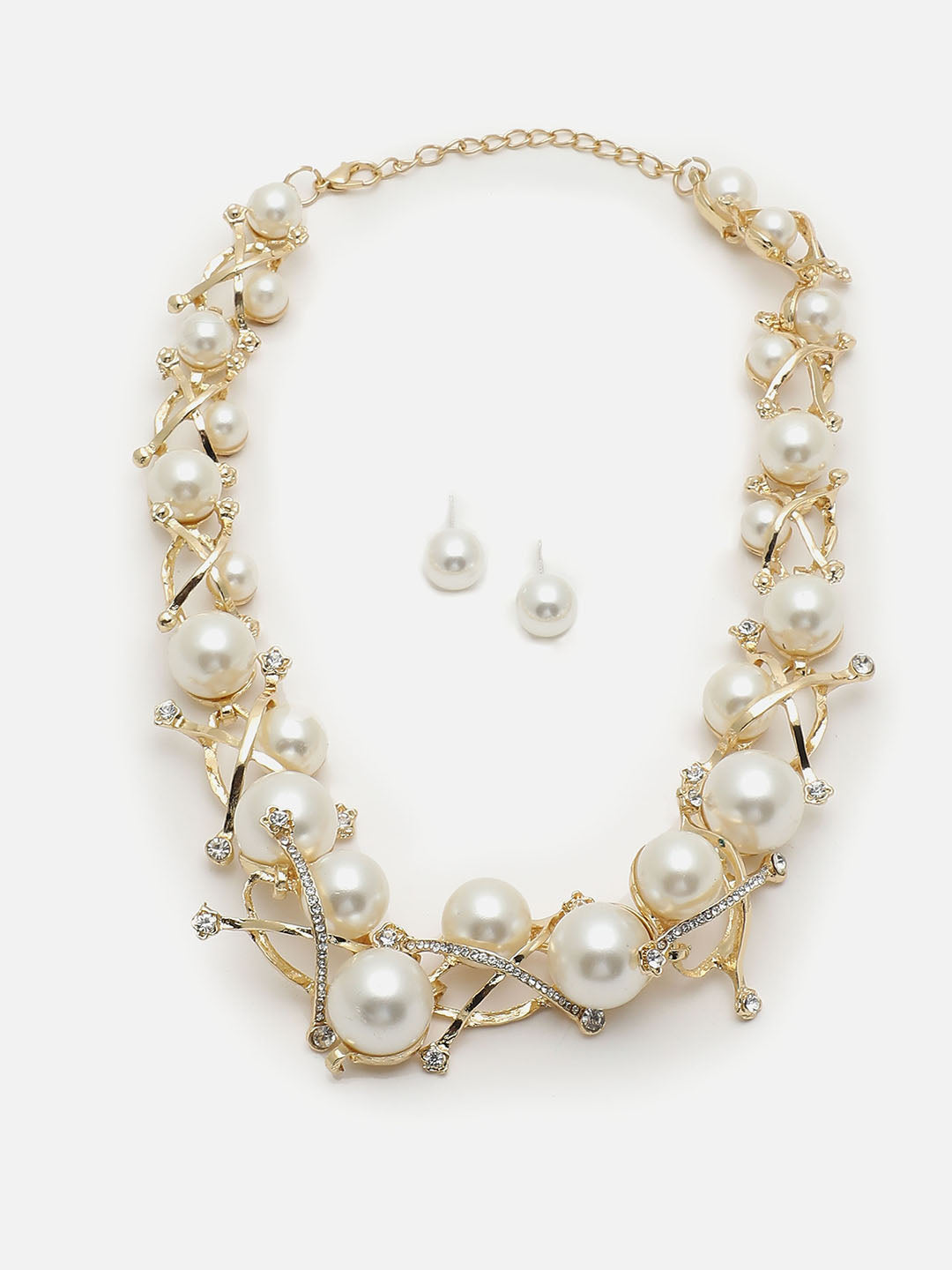 GOLD PLATED CHOKER NECKLACE FOR WOMEN AND GIRLS
