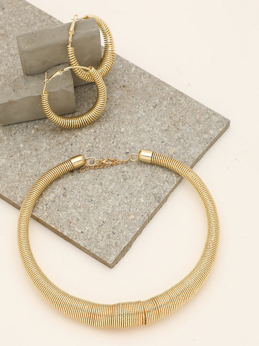 SILVER PLATED RHINESTONE NECKLACE FOR WOMEN