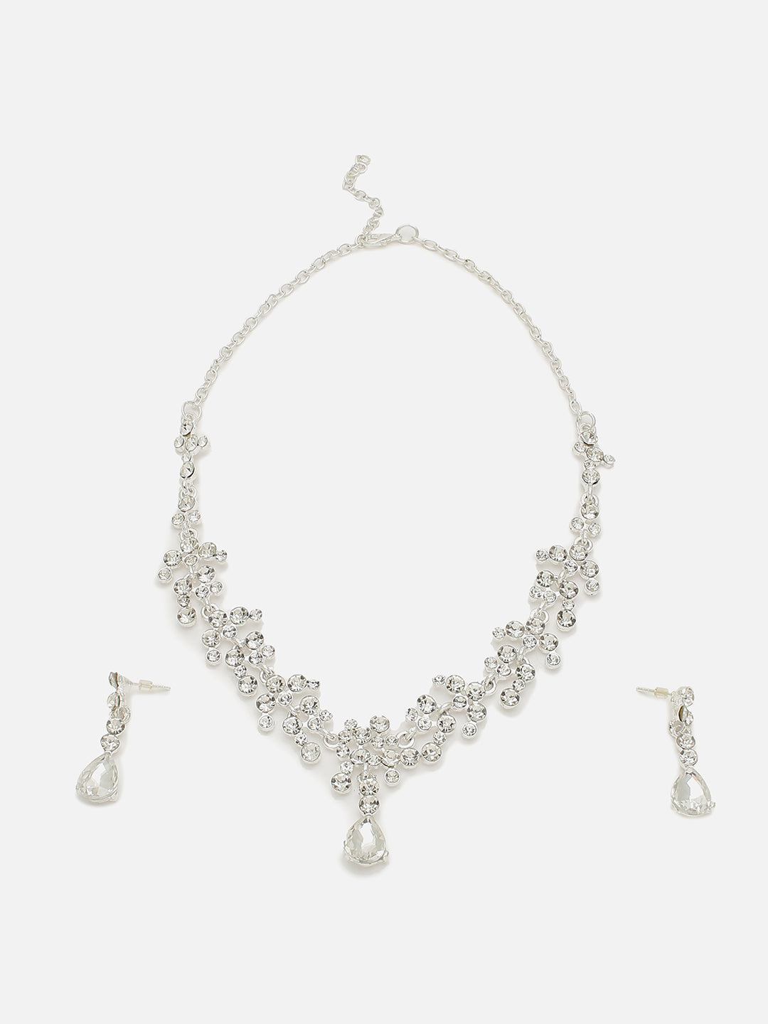 PEARL NECKLACE AND DROP EARRINGS SET FOR WOMEN