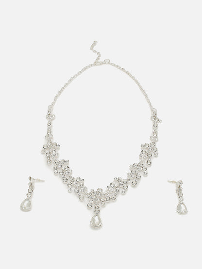 PEARL NECKLACE AND DROP EARRINGS SET FOR WOMEN