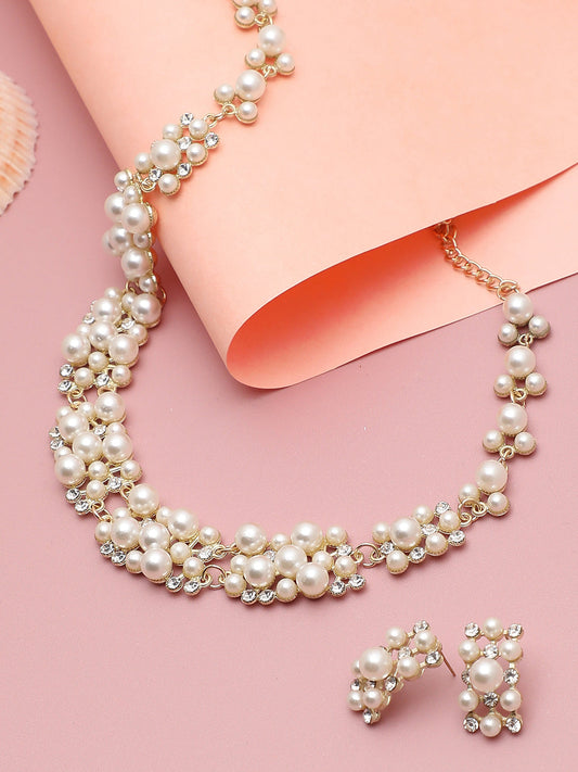 GOLD PLATED CHOKER NECKLACE FOR WOMEN AND GIRLS