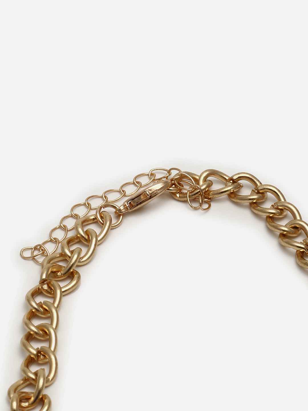 Gold Plated Designer Stone Necklace