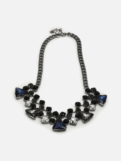 Navy Stone Necklace