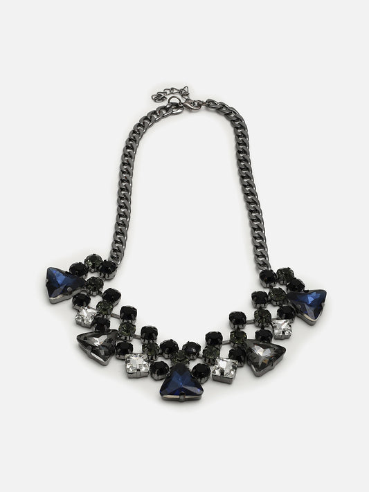 Navy Stone Necklace