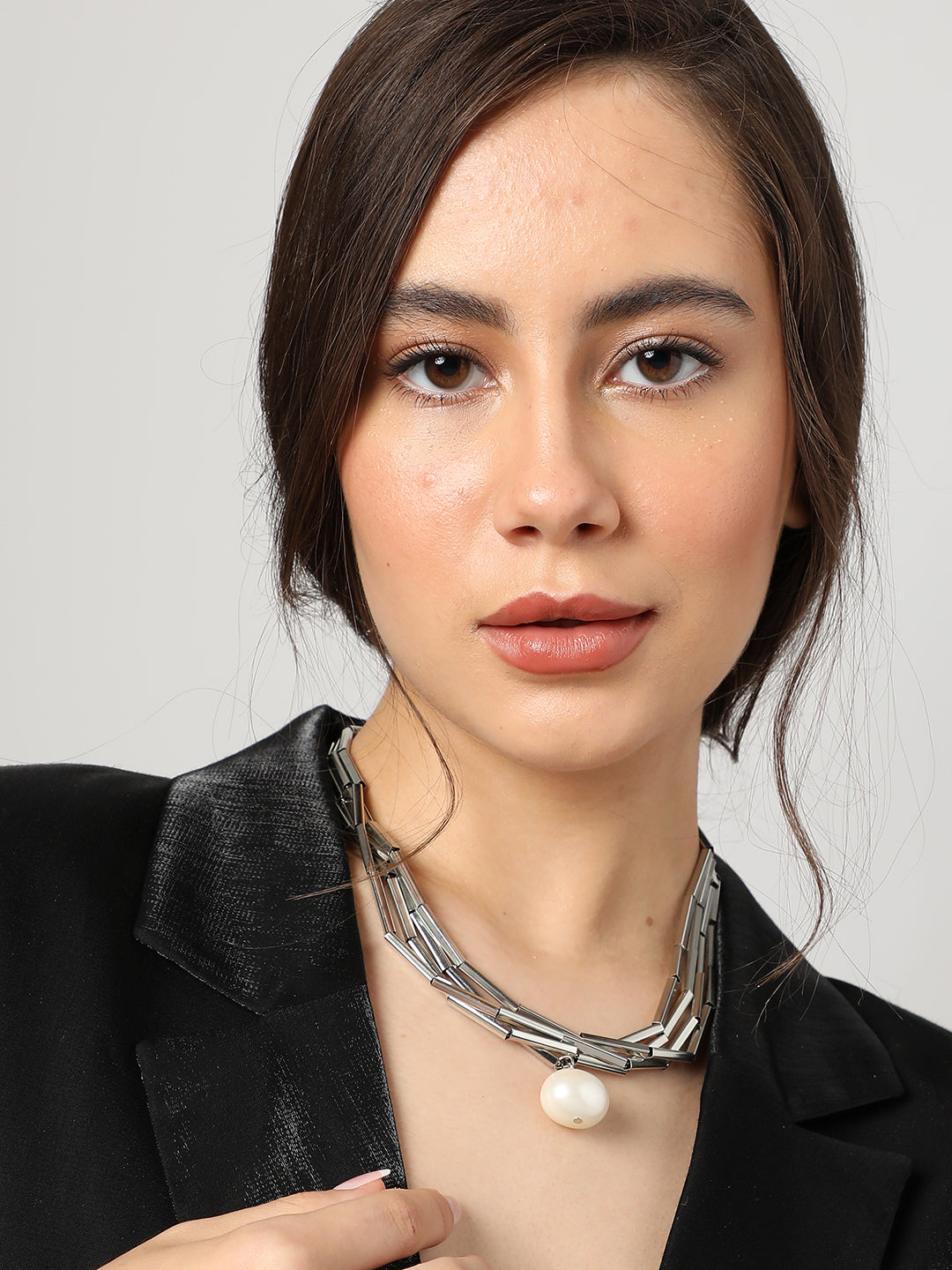 Silver Plated Designer Necklace