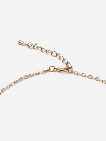 Silver Plated Designer Stone Necklace