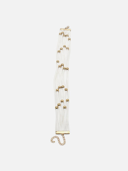 Silver Plated Beaded Necklace