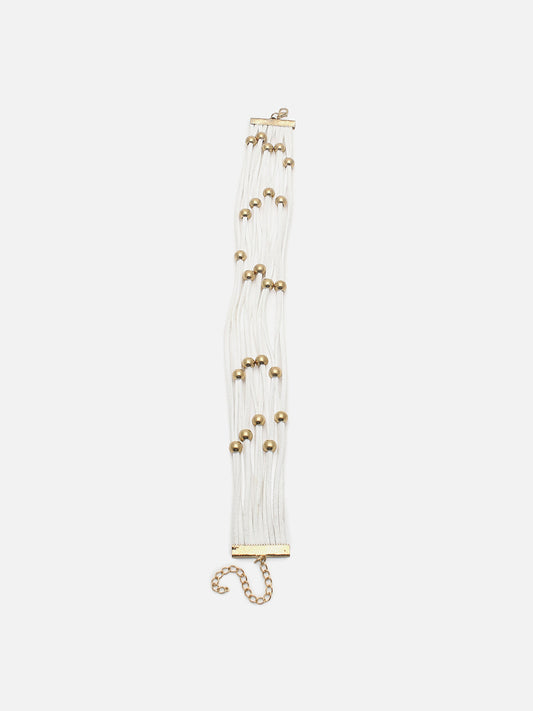 Silver Plated Beaded Necklace
